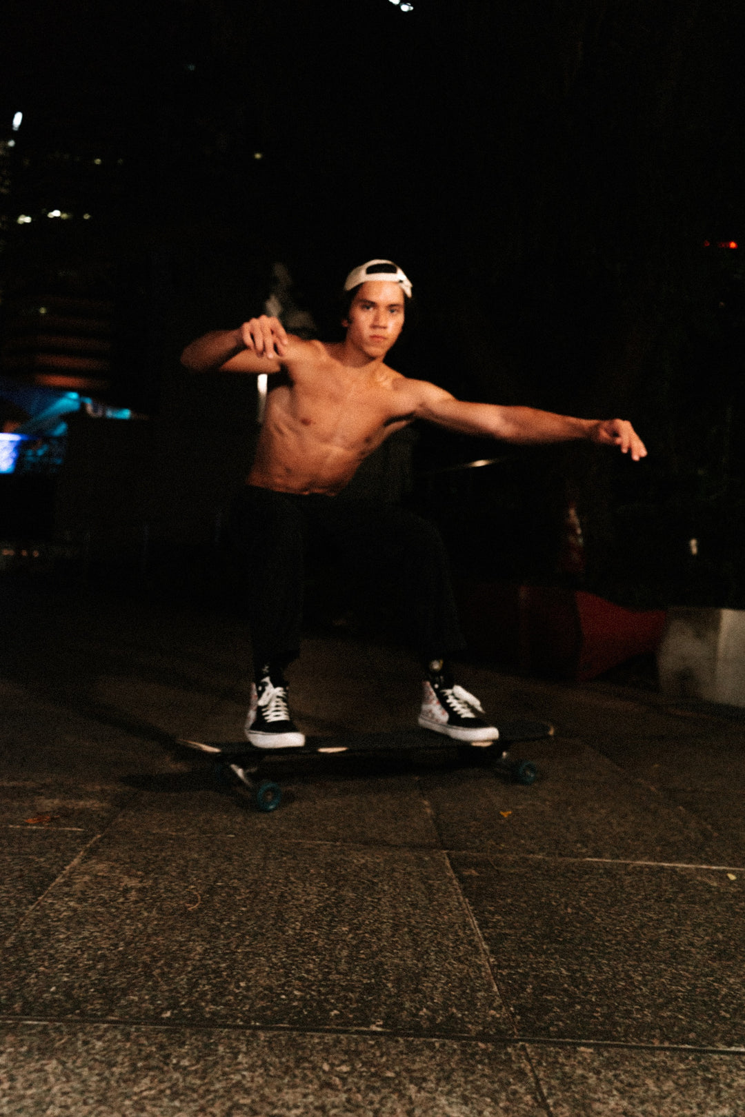 longboard night tricks