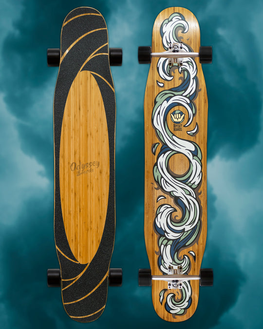 Hurricane 46" Fibreglass Longboard Complete