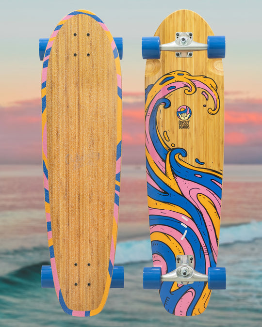 nalu wave longboard surfskate