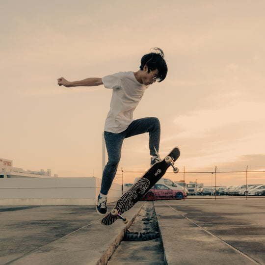 longboard ollie