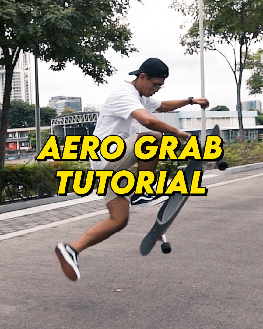 aero grab longboard freestyle trick tutorial