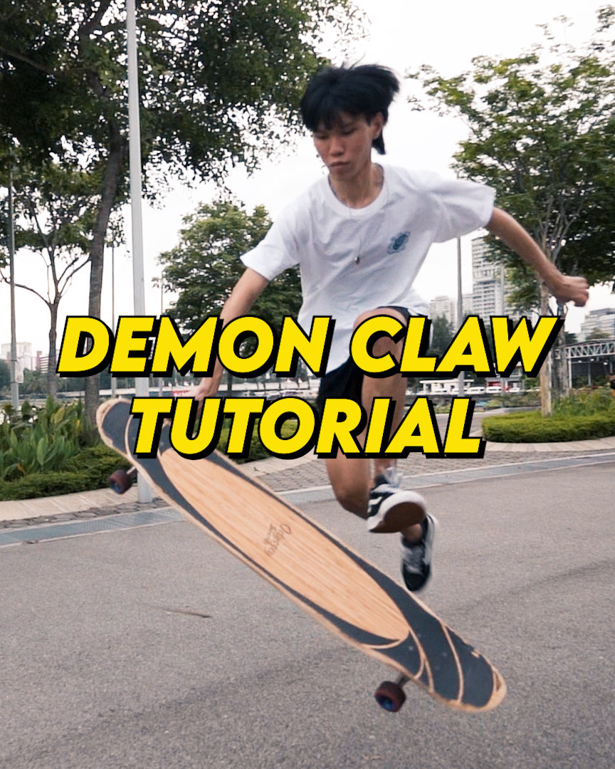 demon claw longboard freestyle trick tutorial