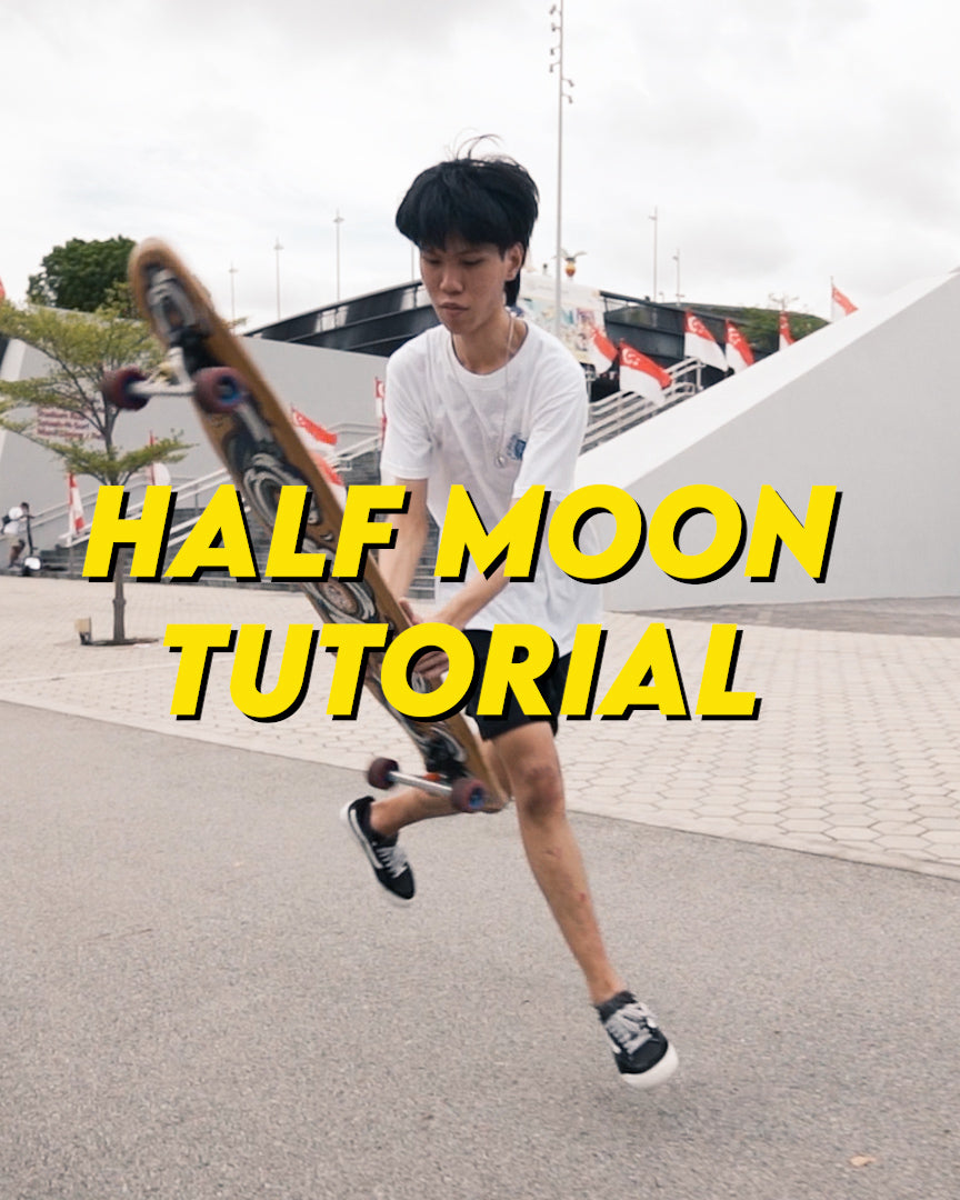 half moon longboard freestyle tutorial