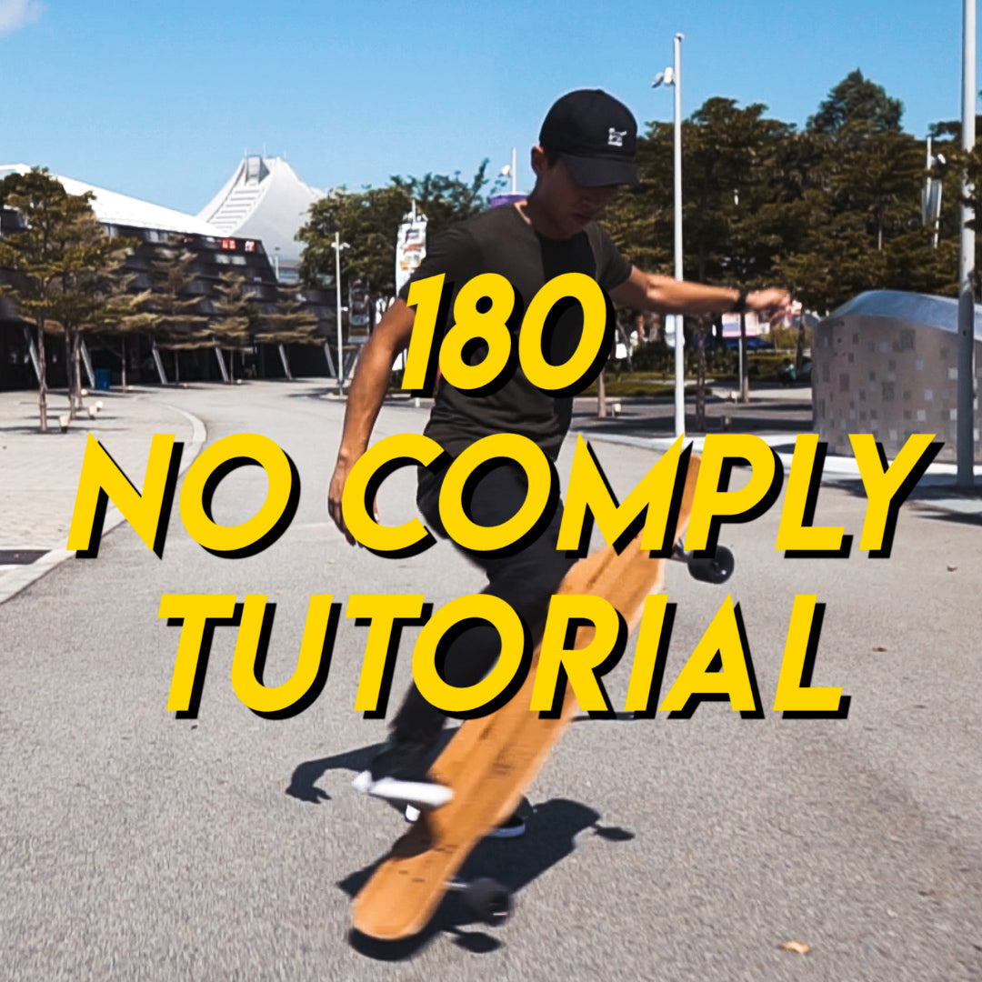 freestyle longboard tutorial 180 no comply
