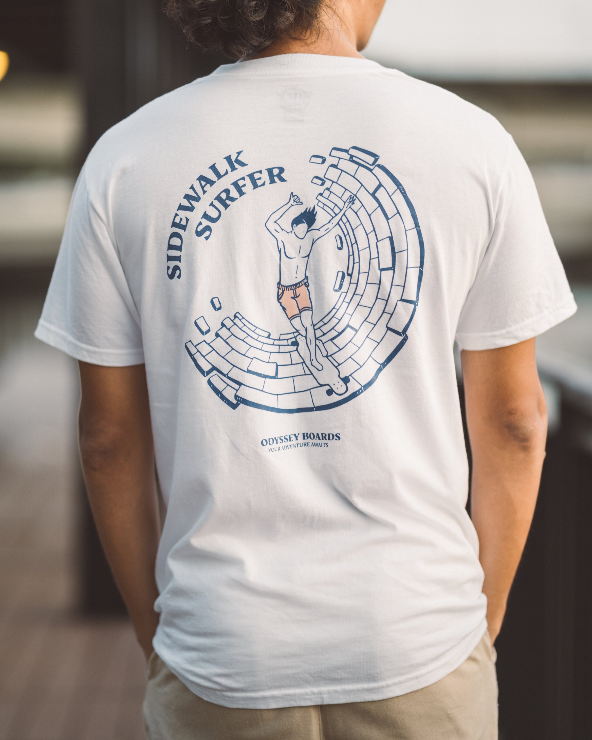 graphic tshirt longboard